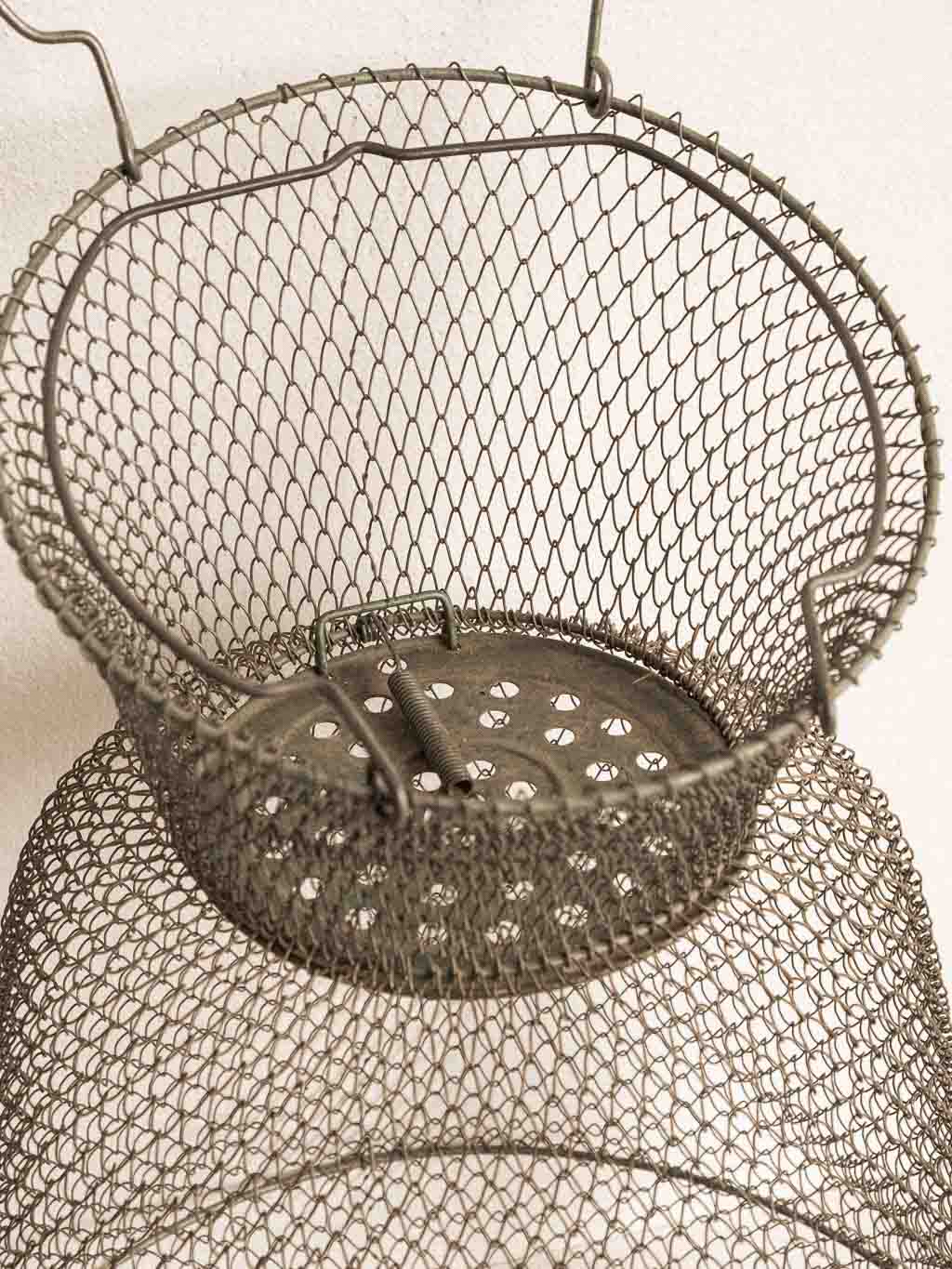 Nasse à Poisson Ancienne Maillinox Métal Vintage Modèle D450 - Occasion France