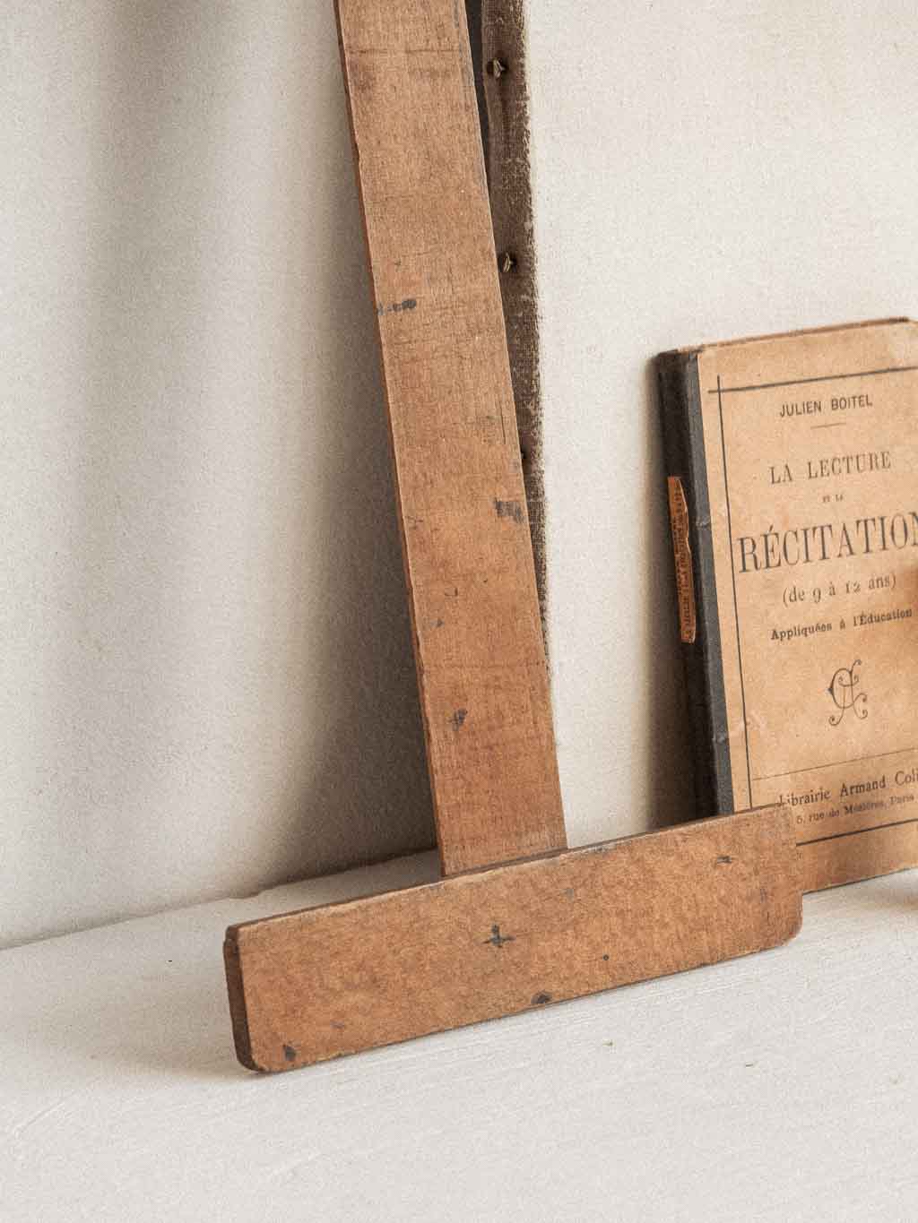 ancien té à dessin en bois