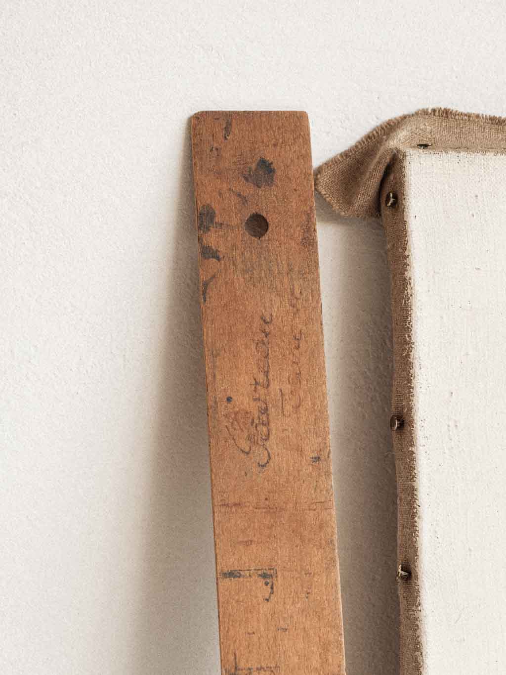 ancien té à dessin en bois