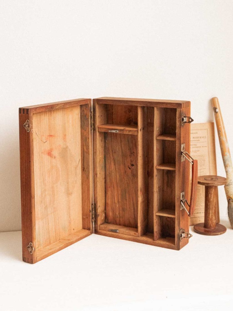 Boîte En Bois Ancienne Vintage - Décoration - Objet D'occasion