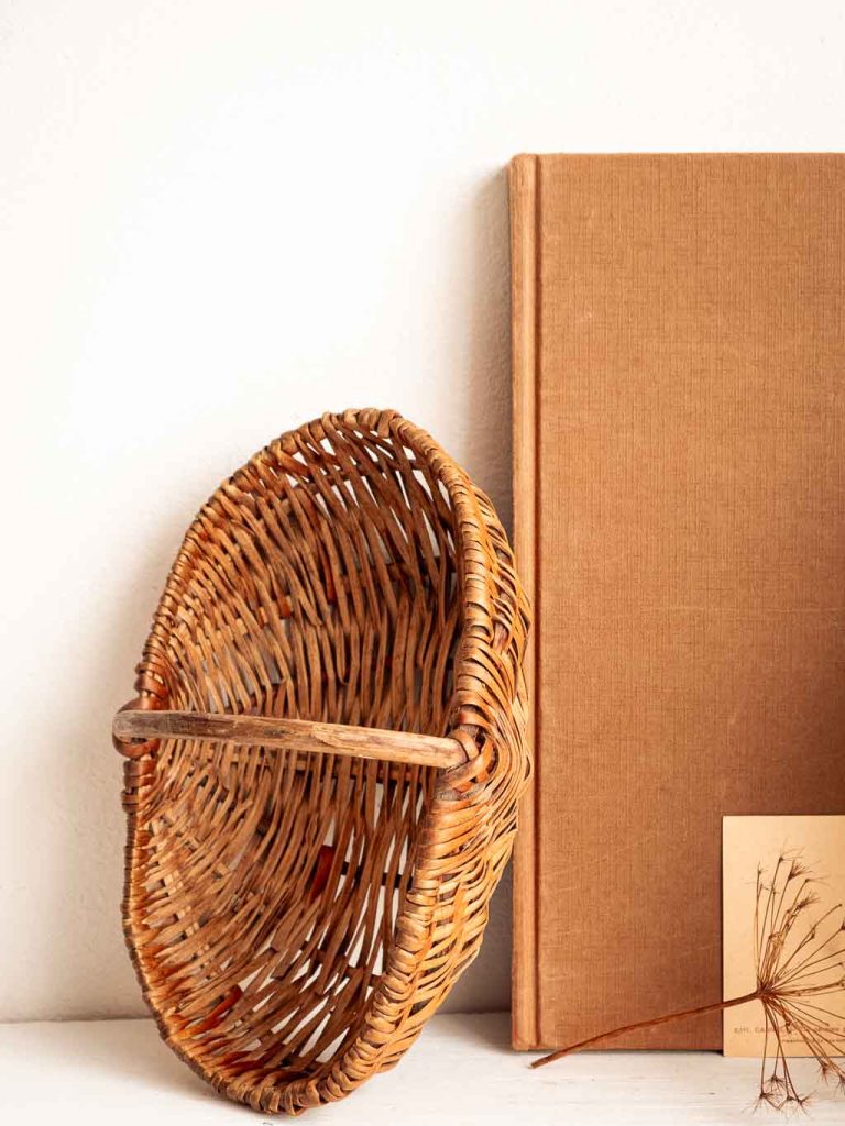 Petit Panier En Rotin Fityle Avec Anse - Mini Corbeille Tressée Pour Fruits, Pique-Nique Et Décoration