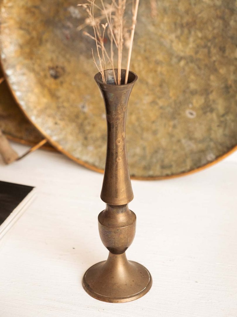 soliflore en laiton ancien