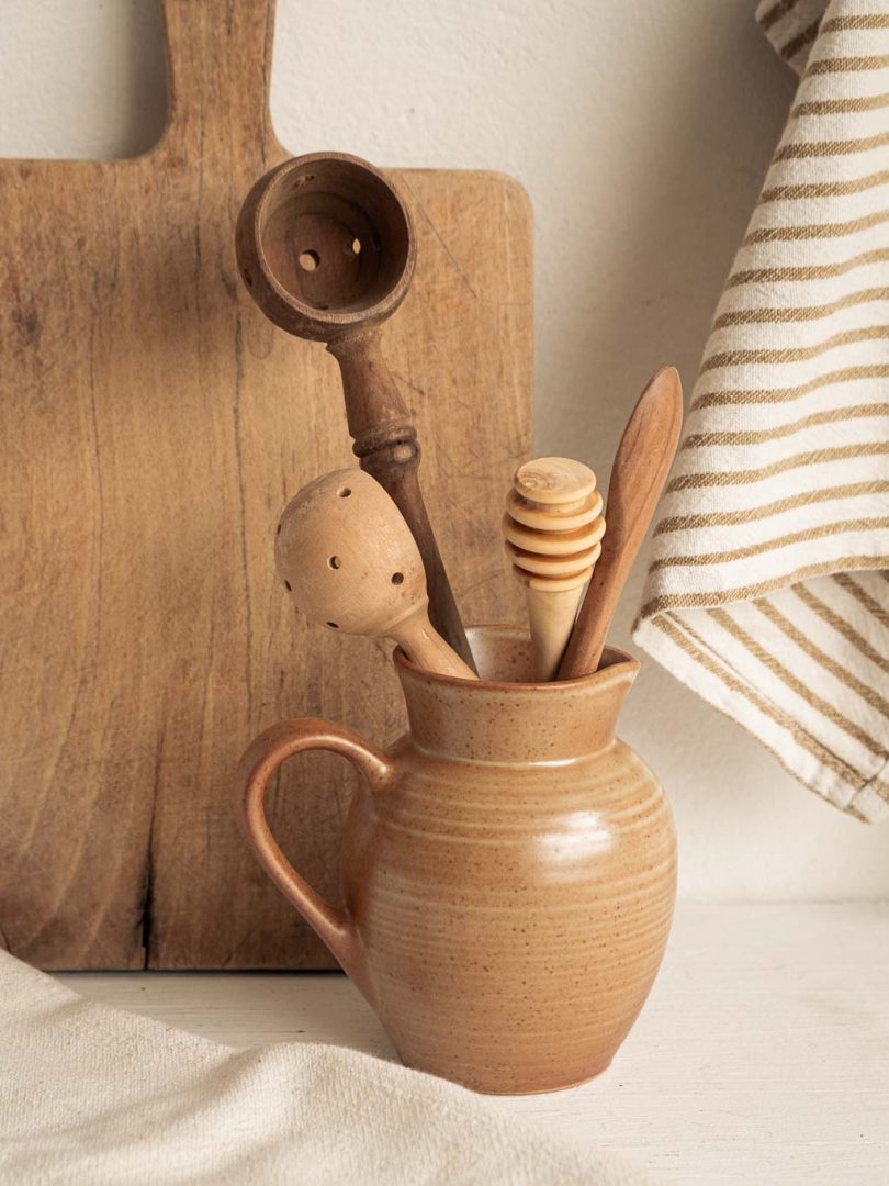 cuillère à miel en bois, Cuillère à olive en bois d'olivier