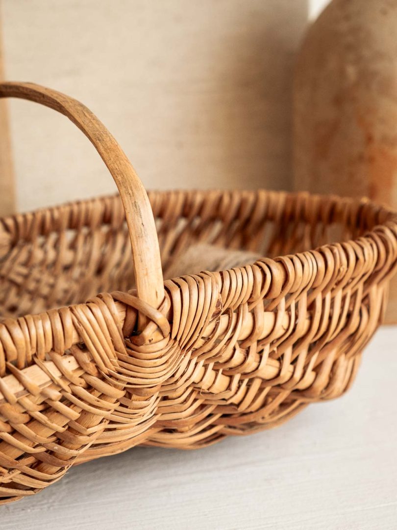 Panier de cueillette en osier, moyen