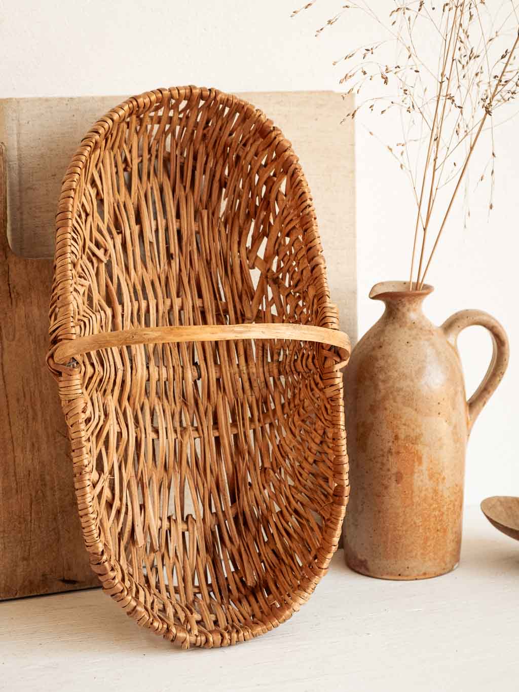 Panier de cueillette en osier, moyen