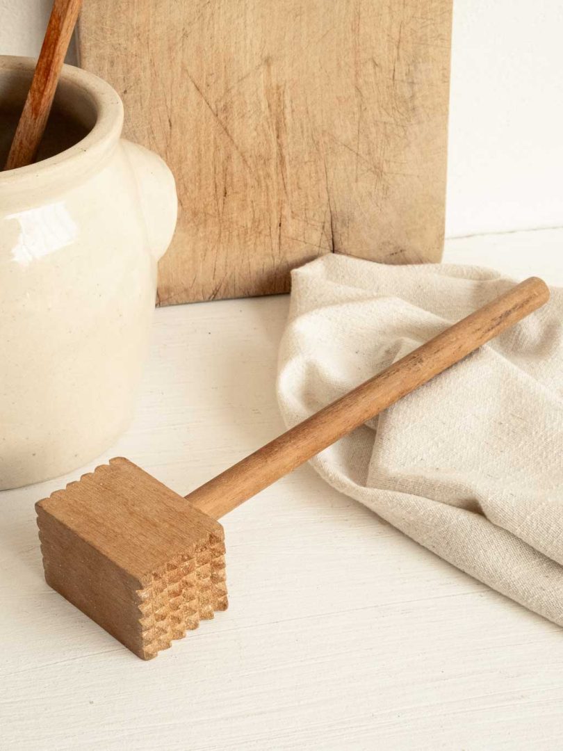 Maillet à viande en bois