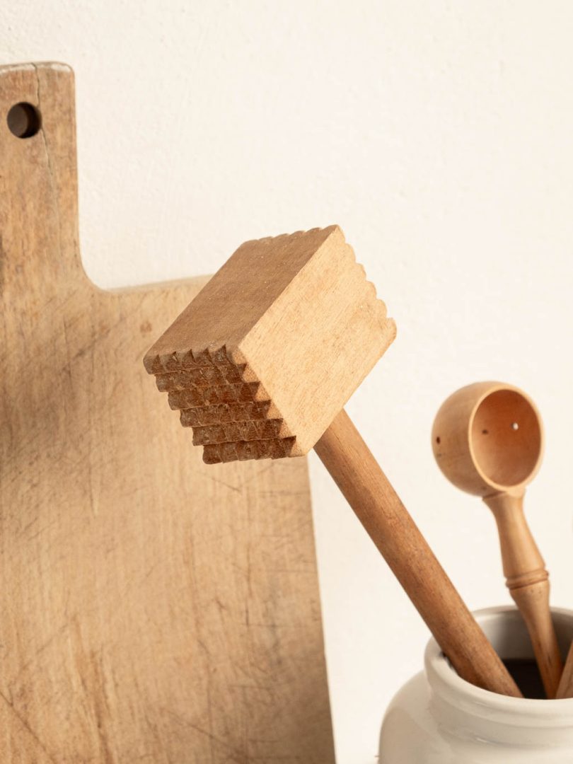 Maillet à viande en bois