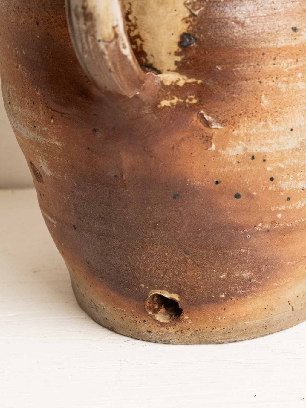 grande jarre en grès terracotta