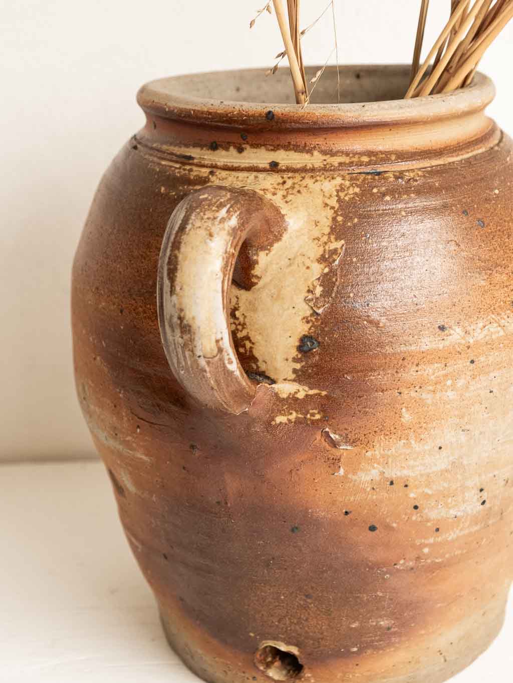 grande jarre en grès terracotta