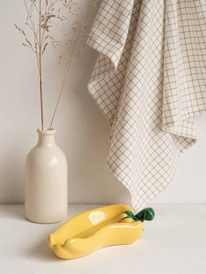 Coupelle vide-poche poivron jaune Ferlay Vallauris