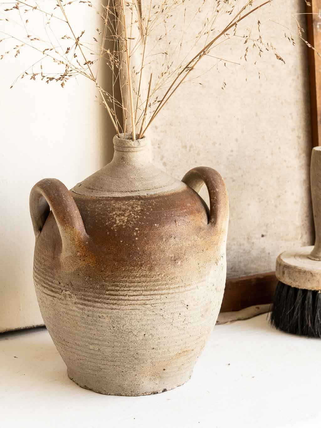 jarre ancienne terre cuite brut grès