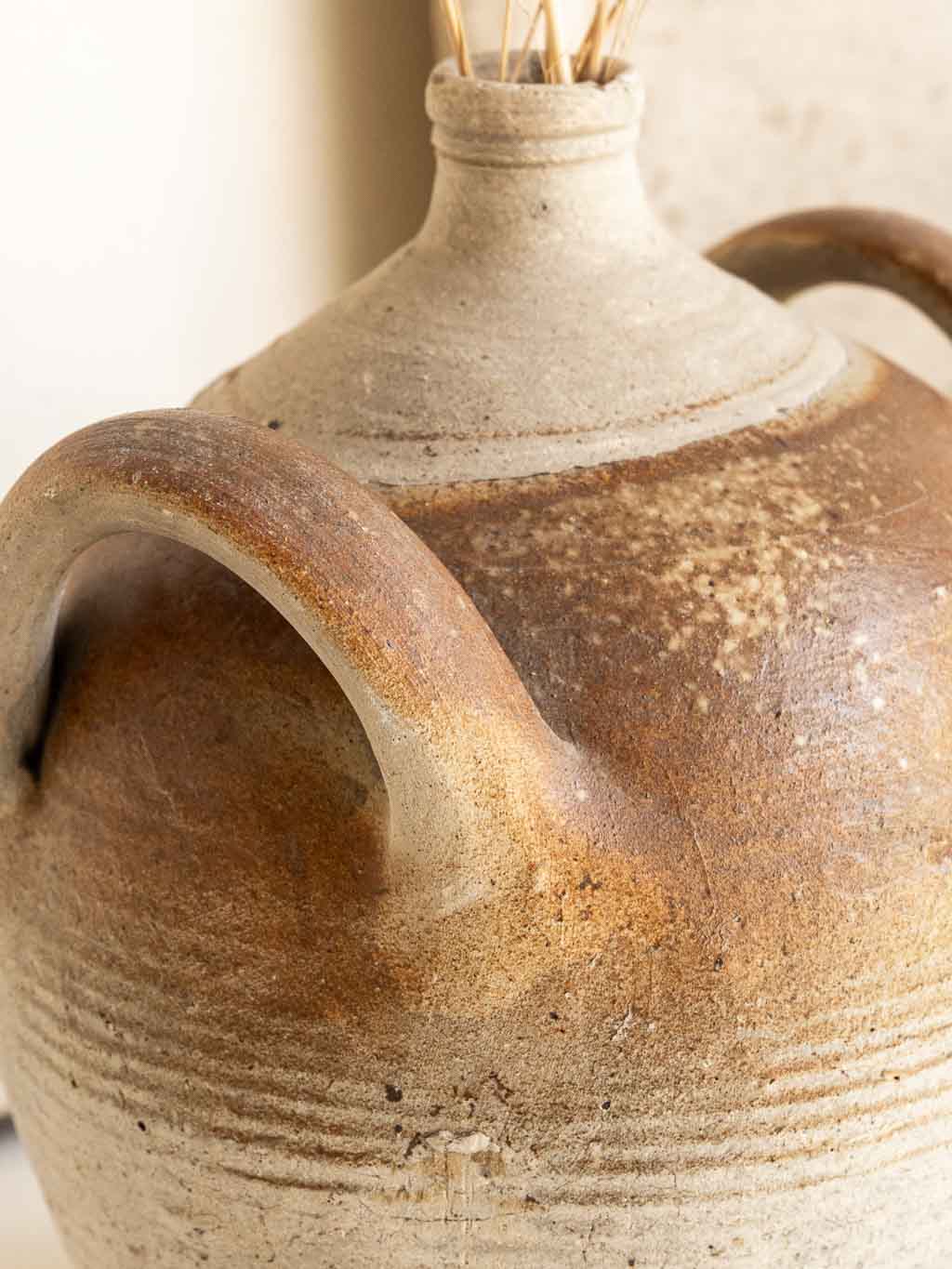 jarre ancienne terre cuite brut grès