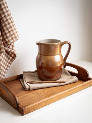 Plateau vintage en bois 1940 - 1950