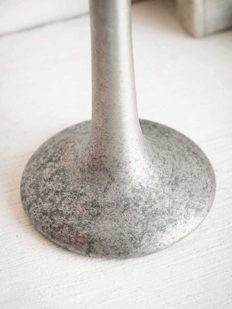 bougeoir Carl Öjerstam pour Ikea en aluminium brossé