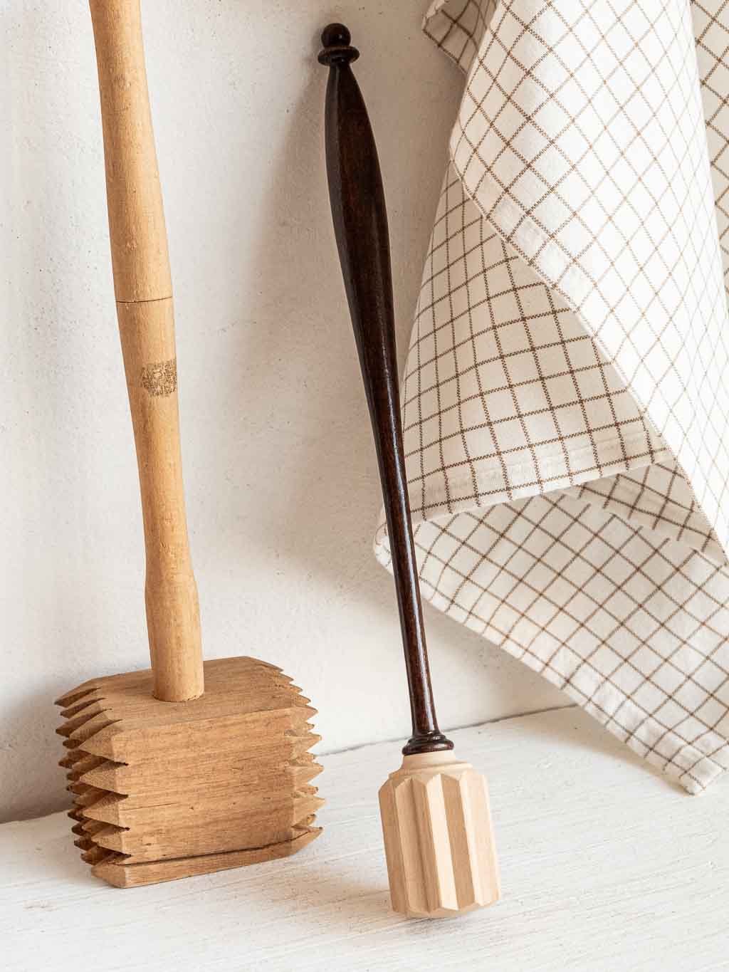 moussoir chocolat ancien XIXeme en bois