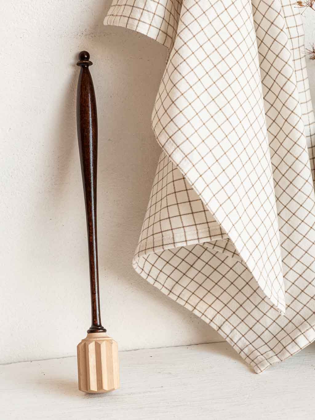 moussoir chocolat ancien XIXeme en bois