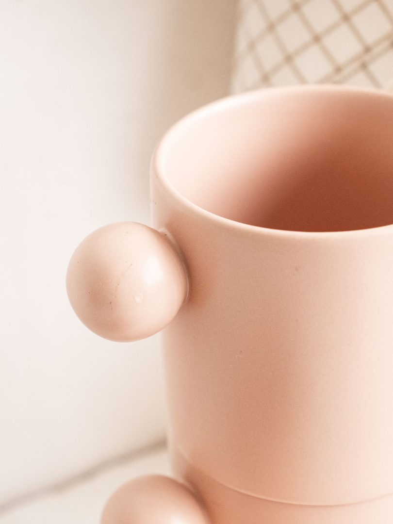 ensemble 4 tasses oyoy rose