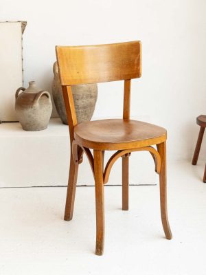Chaise de bistrot Baumann, modèle 129 en bois courbé