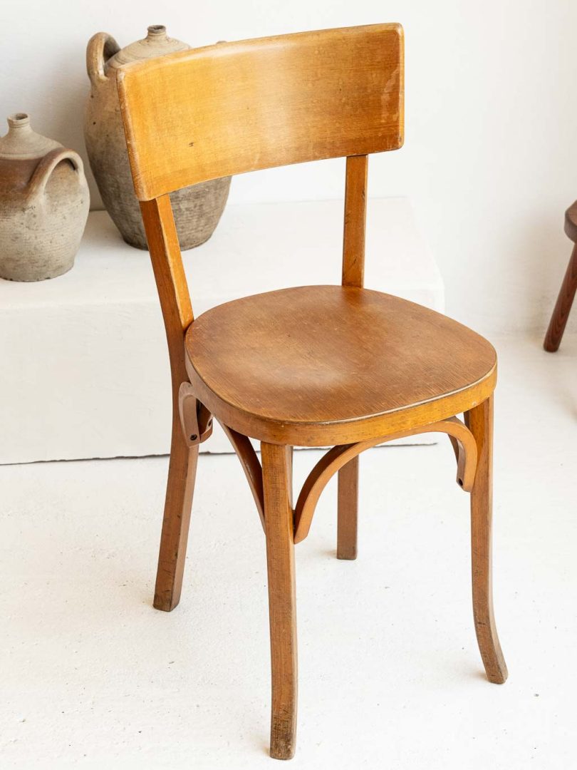 Chaise de bistrot Baumann, modèle 129 en bois courbé
