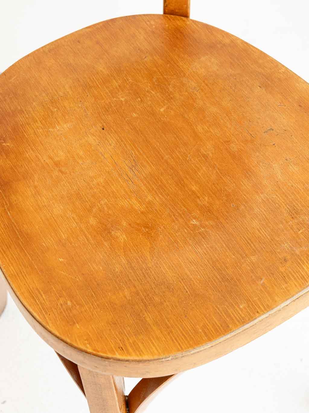 Chaise de bistrot Baumann, modèle 129 en bois courbé