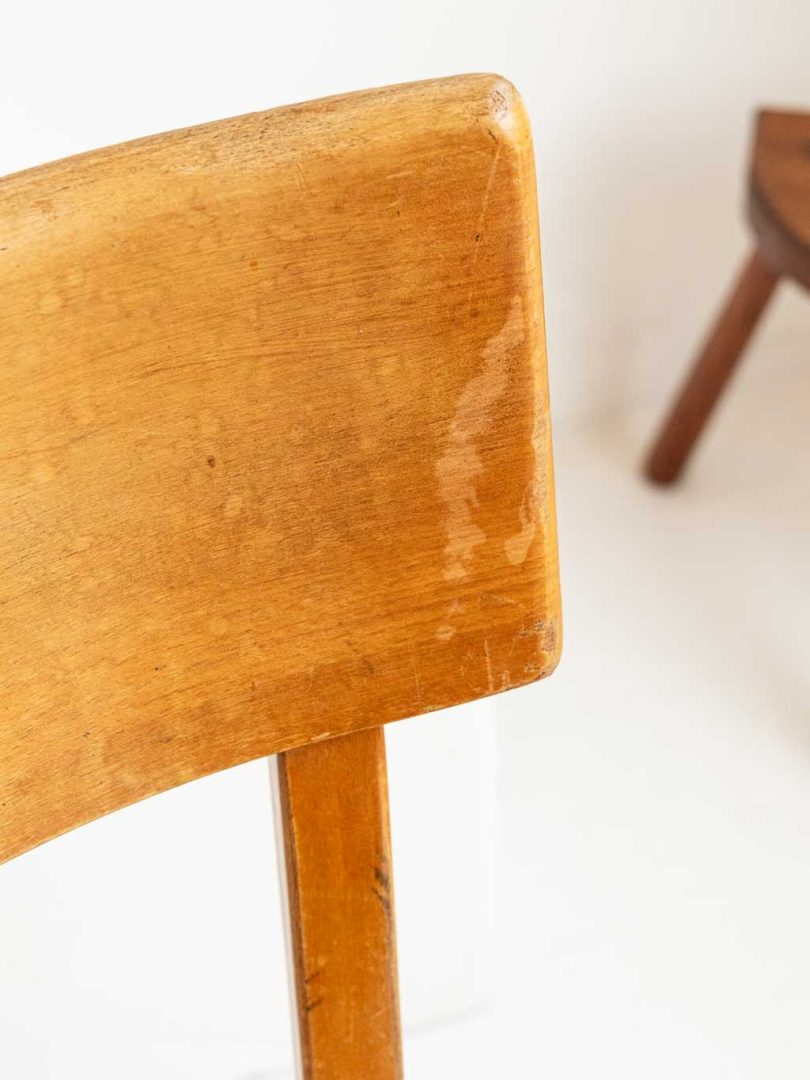 Chaise de bistrot Baumann, modèle 129 en bois courbé