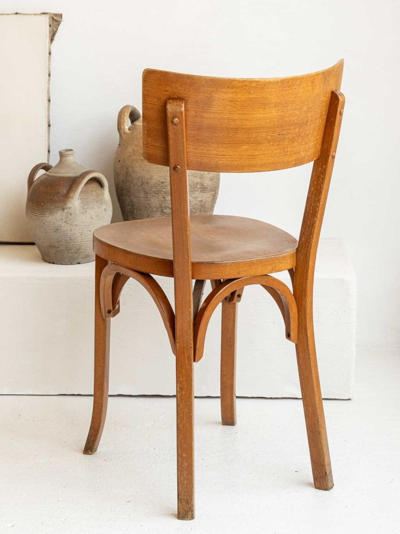 Chaise de bistrot Baumann, modèle 129 en bois courbé