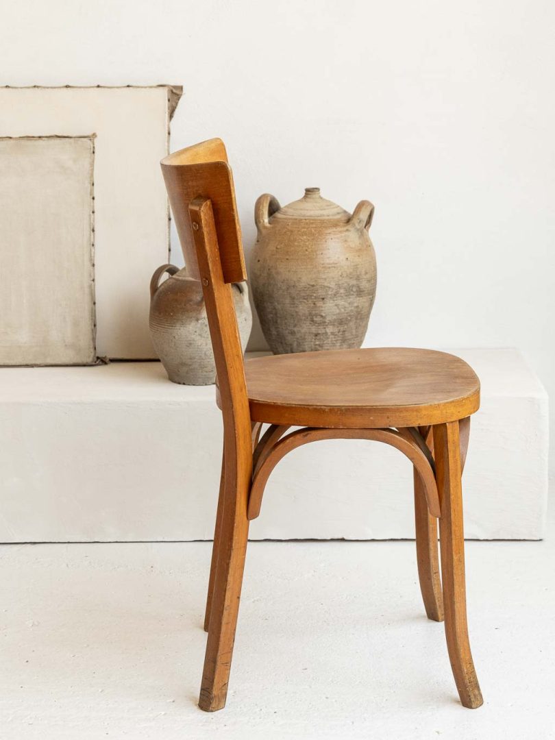 Chaise de bistrot Baumann, modèle 129 en bois courbé