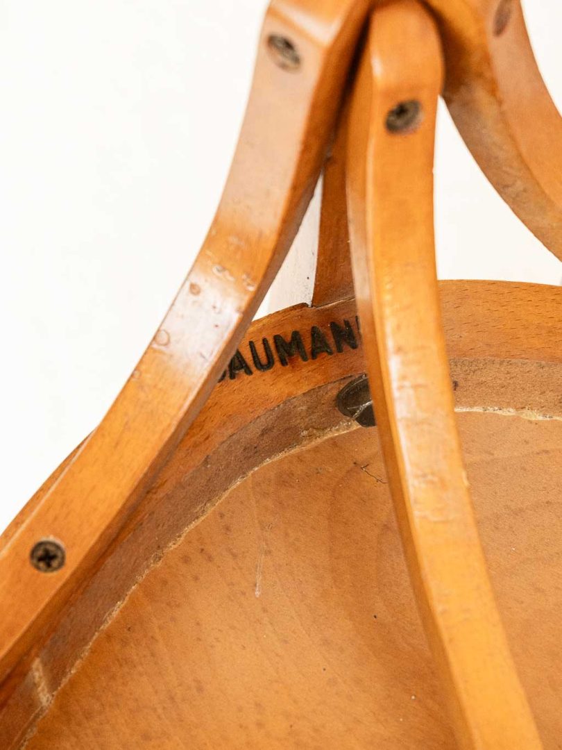 Chaise de bistrot Baumann, modèle 129 en bois courbé