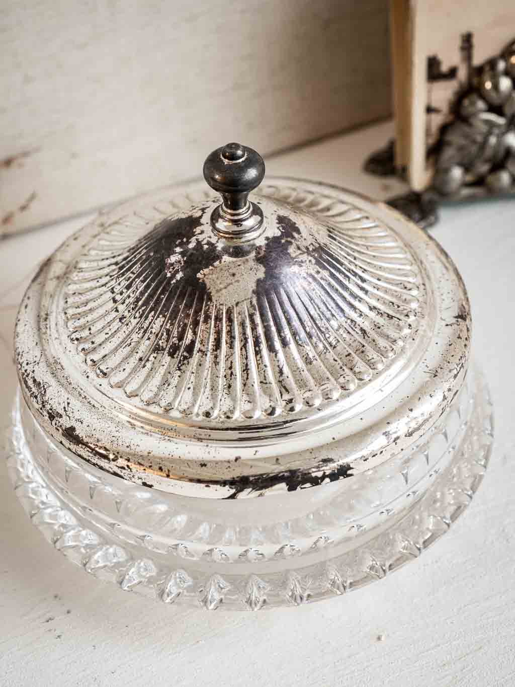bonbonnière en cristal vintage
