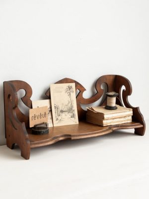 petite étagère murale en bois pour cuisine, pots à épices ou bocaux