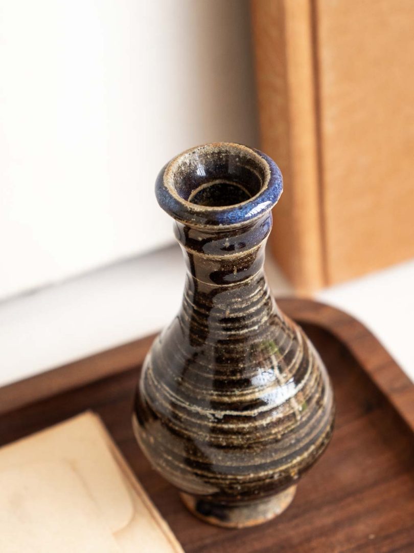 petit vase soliflore en grès