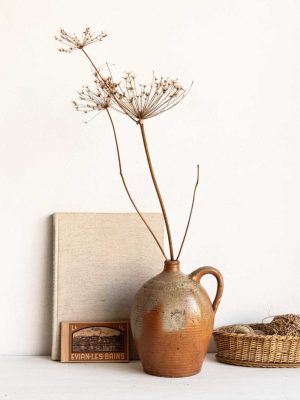 Poterie ancienne jarre à huile en terre cuite