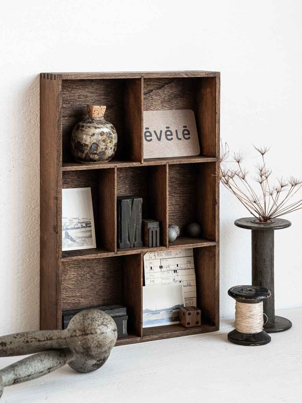 casier atelier bois 7 cases