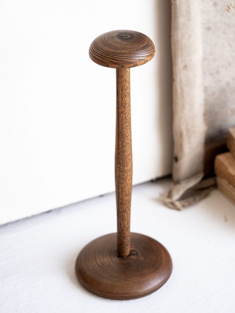 Support à chapeau vintage en bois