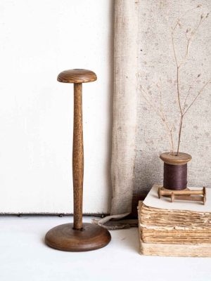 Support à chapeau vintage en bois