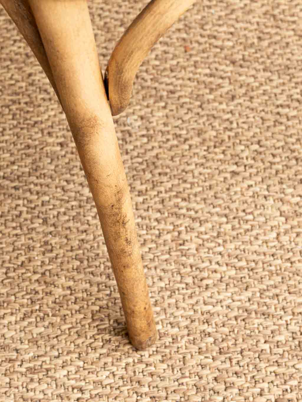 Lot chaises anciennes de bistrot en bois courbé style thonet, baumann