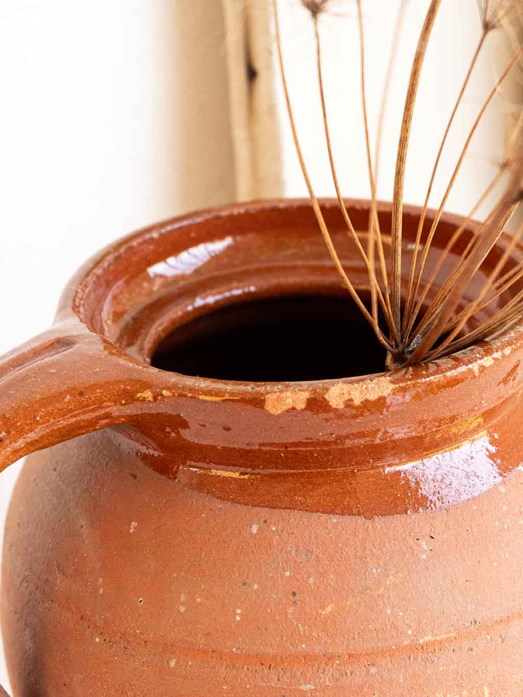 grande cruche en terre cuite ancienne poterie provençale