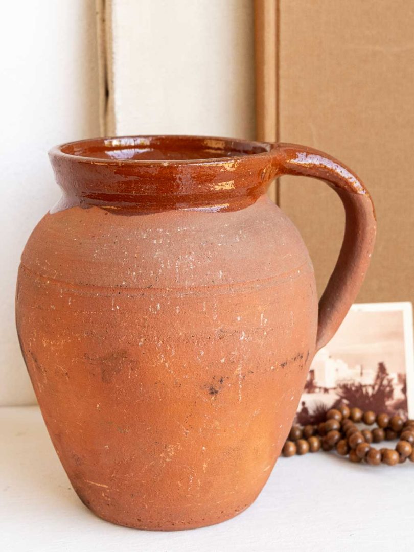 grande cruche en terre cuite ancienne poterie provençale