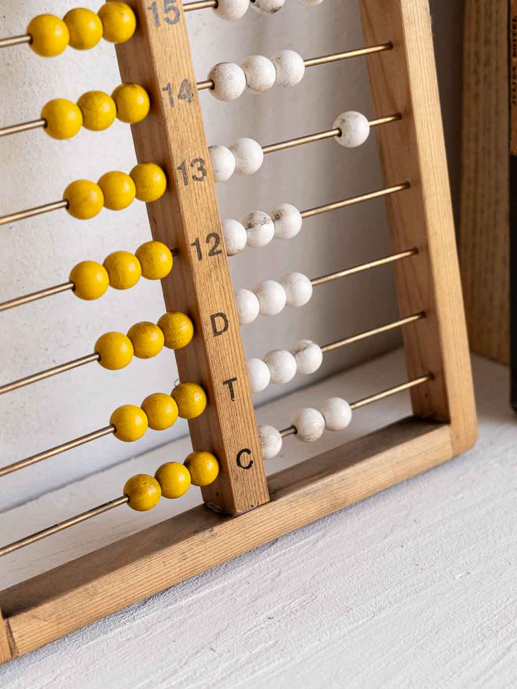 boulier en bois et métal