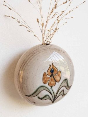 Vase mural en grès ou dévidoir ficèle de cuisine