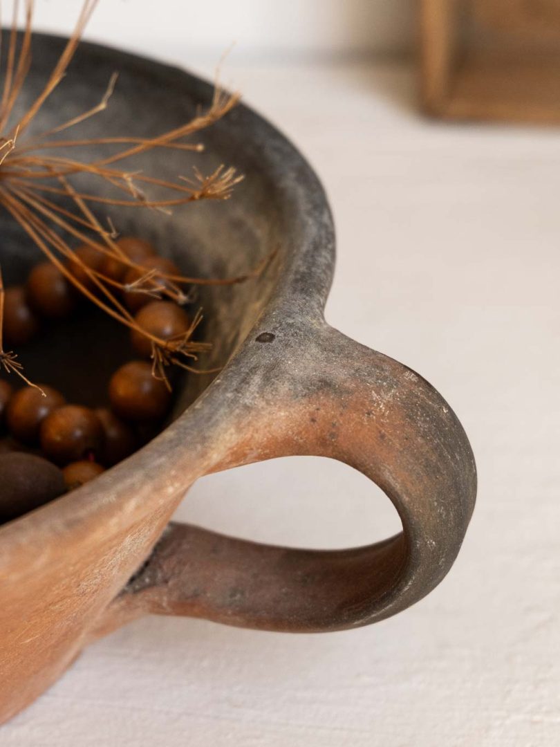 ancienne poterie Coupelle en terre cuite au feu