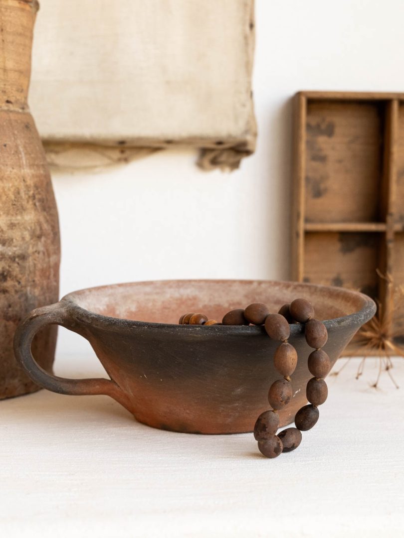 ancienne poterie Coupelle en terre cuite au feu