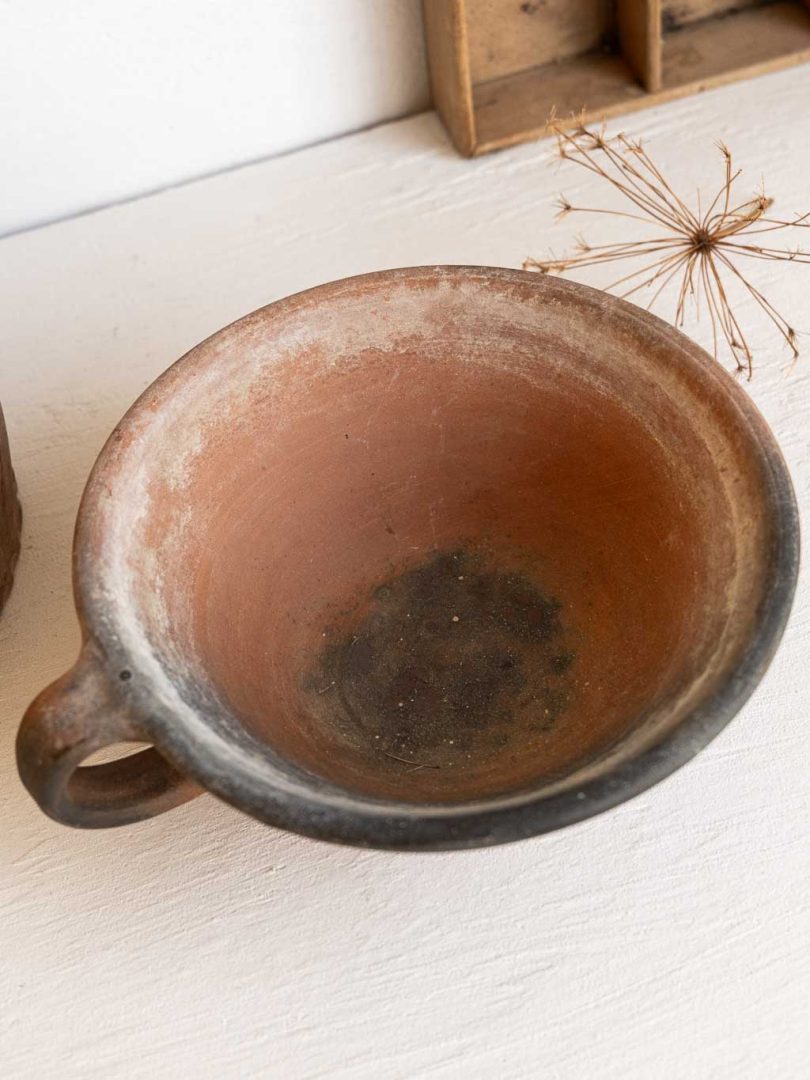 ancienne poterie Coupelle en terre cuite au feu