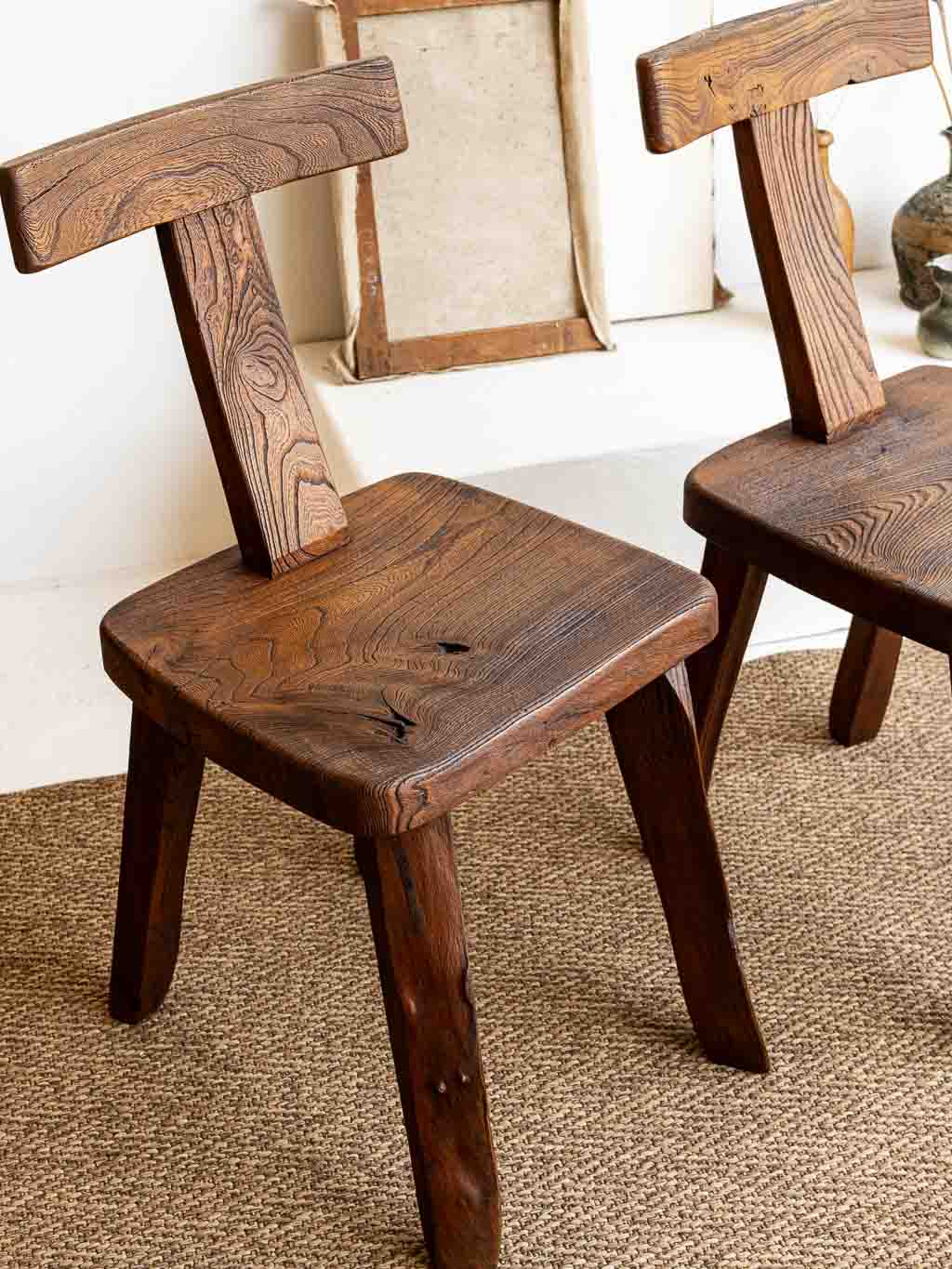 chaises- t brutalistes aranjou dlg olavi hanninen midcentury