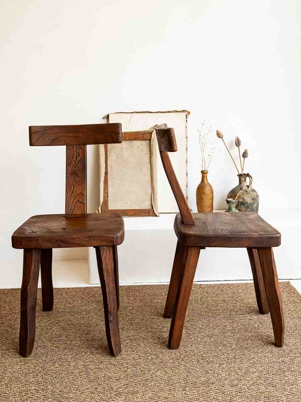 chaises- t brutalistes aranjou dlg olavi hanninen midcentury