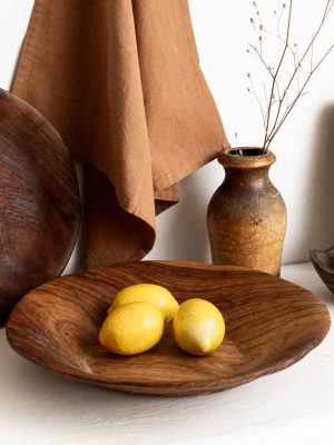 Coupe à fruits en bois