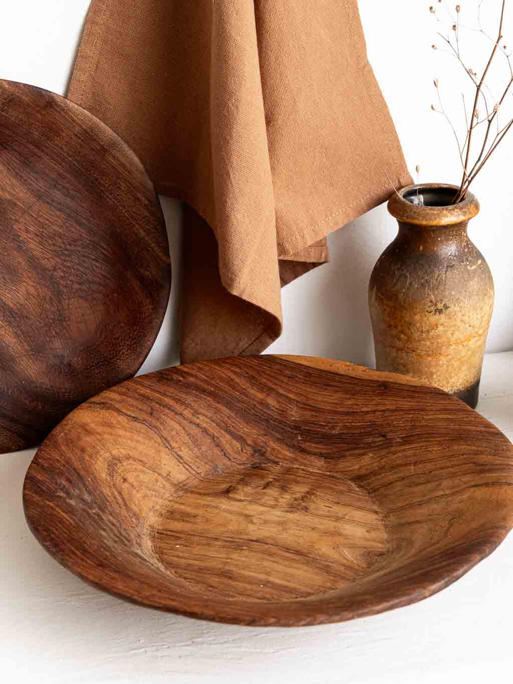 Coupe à fruits en bois style scandinave