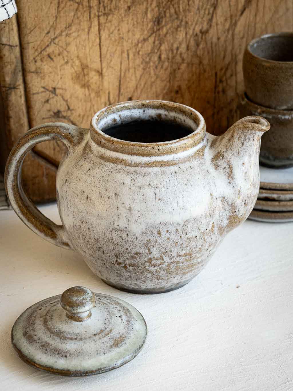 théière en grès Vallée Noire Vintage