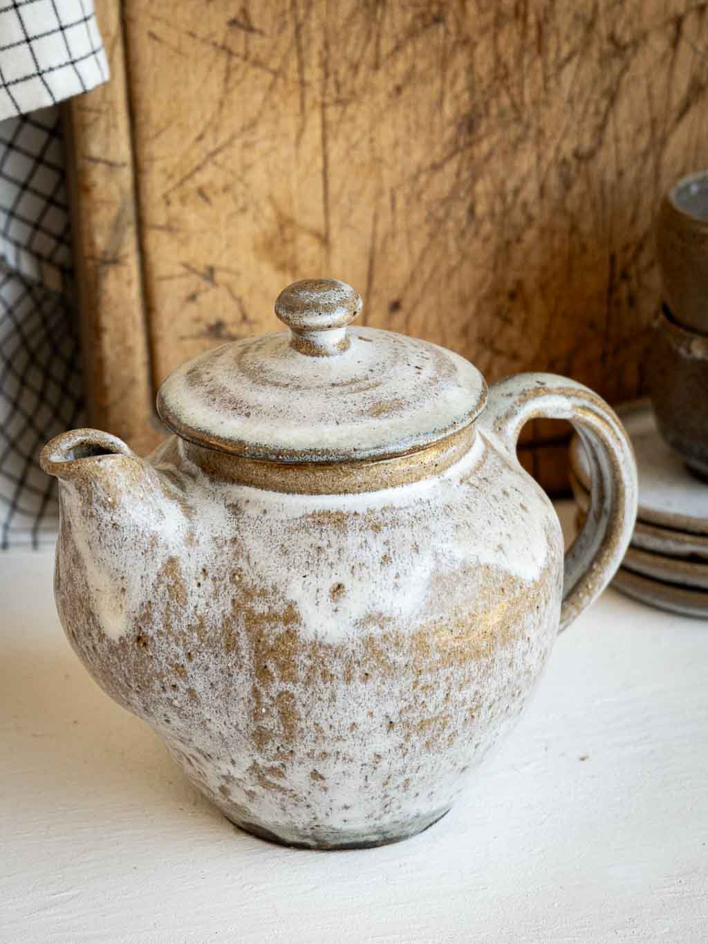 théière en grès Vallée Noire Vintage