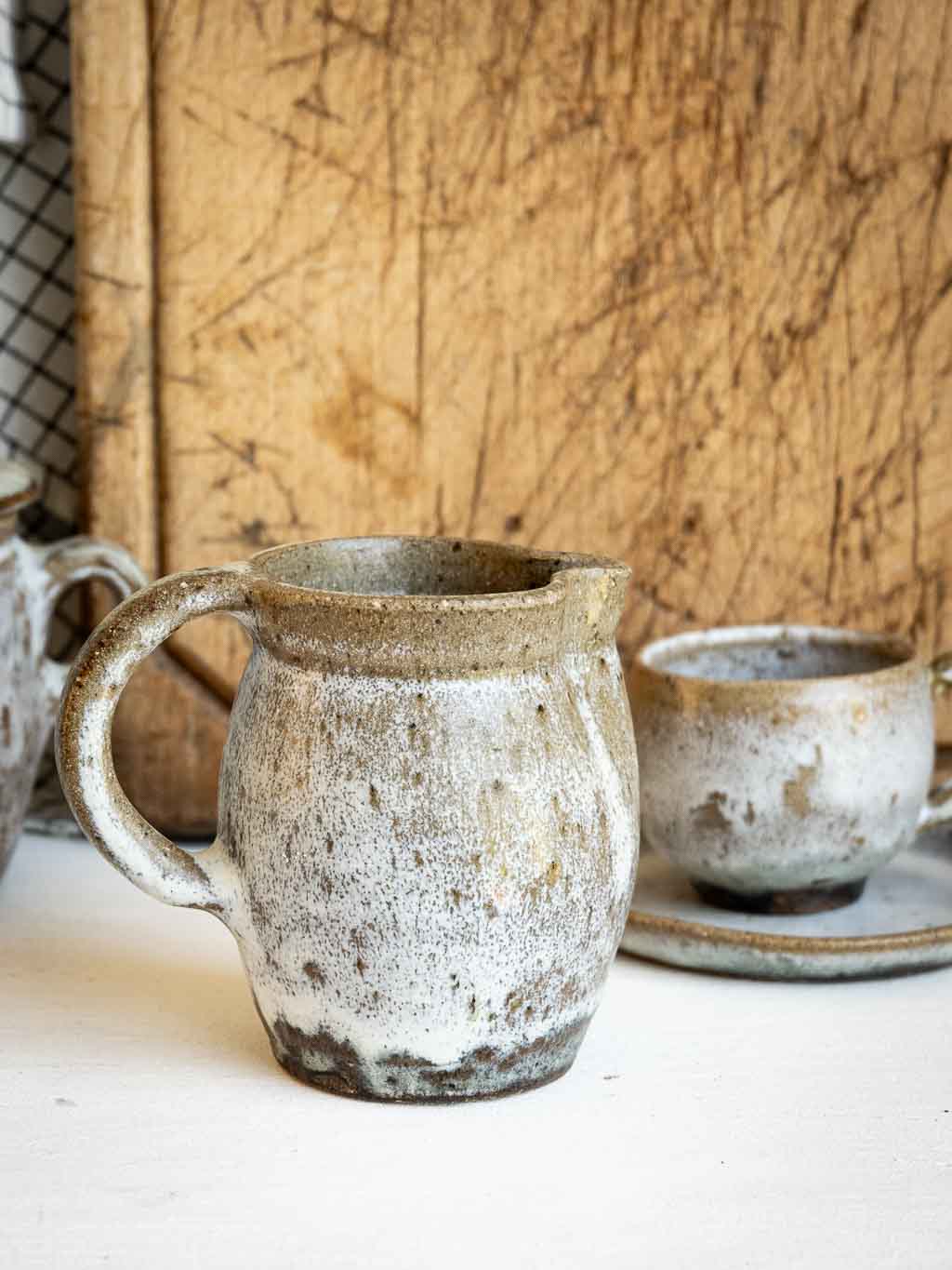 pot à lait en grès petit pichet grès